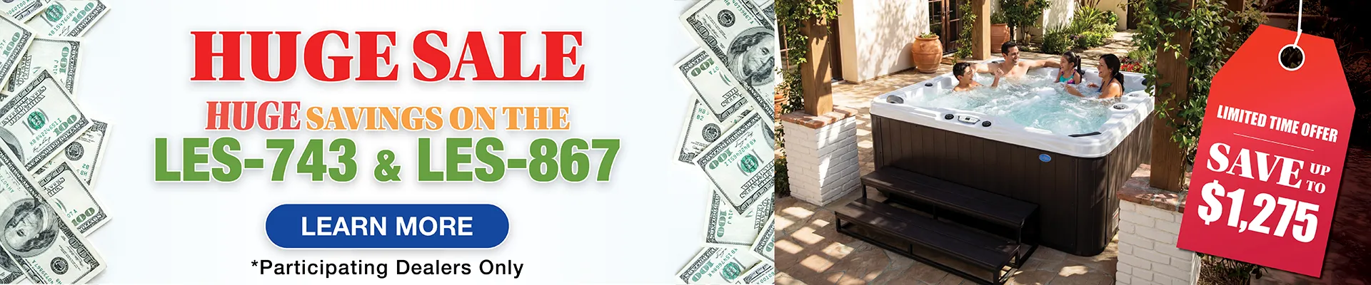 Calspas hot tub being used in a family setting - Kenosha